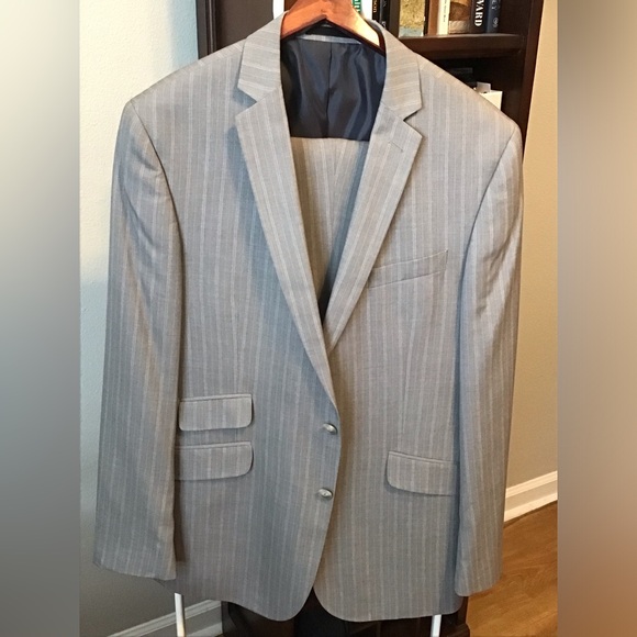 KENNETH COLE Reaction Pinstripe Suit